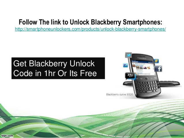 Free Blackberry Curve 9320 Unlock Code Generator